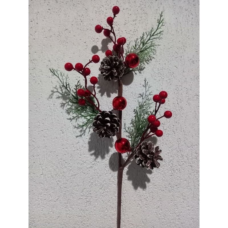 Galho de Natal Artificial Natalino Para Decoração Arranjos