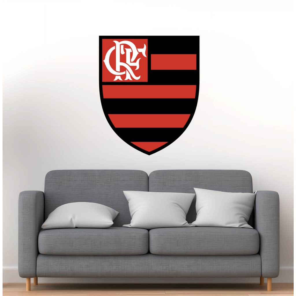 Adesivo Escudo Flamengo Parede Porta Vidro Decorativo Vários tamanhos