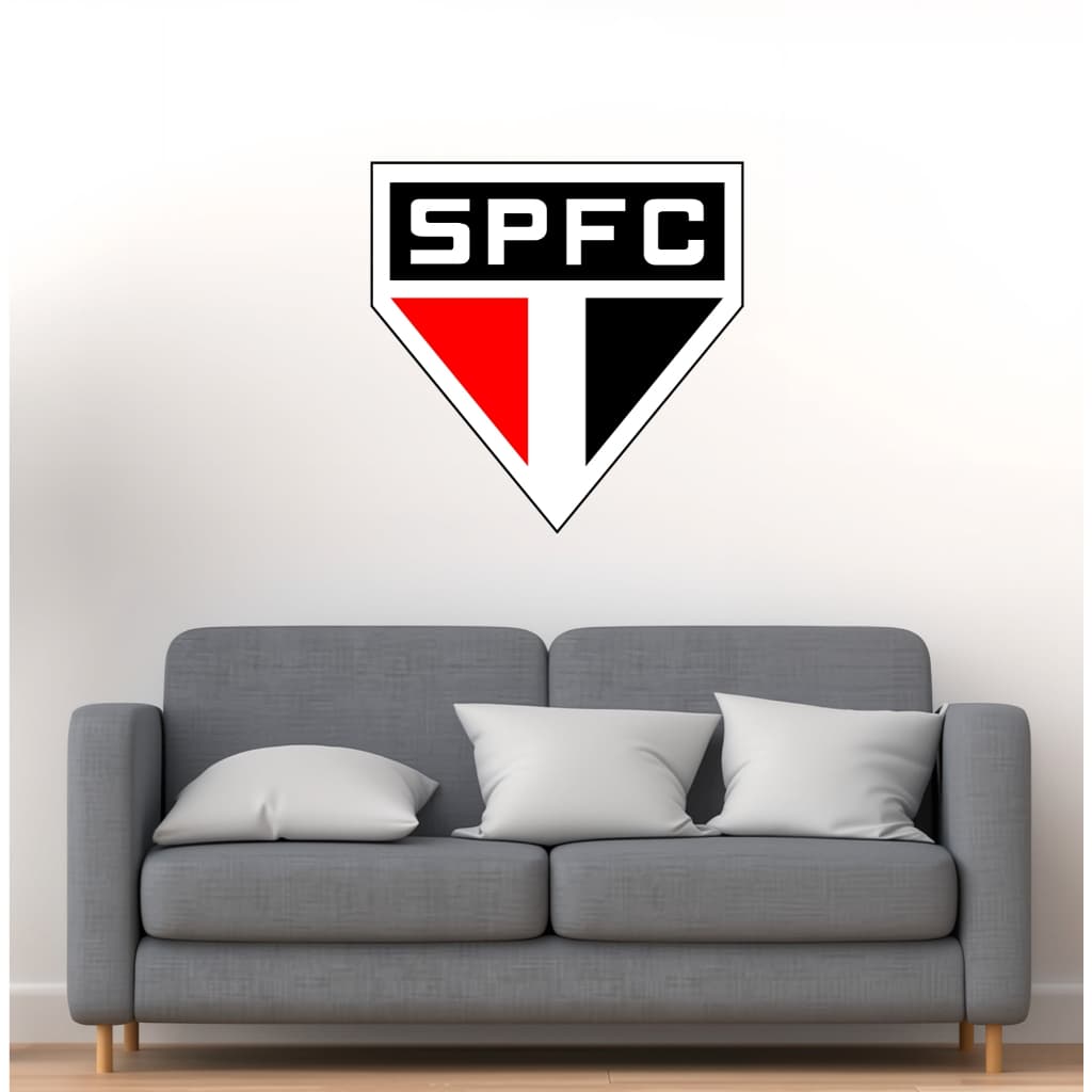 Adesivo Escudo São Paulo Parede Porta Vidro Decorativo Vários Tamanhos