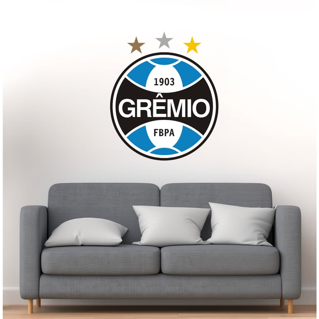Adesivo Escudo Gremio Parede Porta Vidro Decorativo Vários Tamanhos