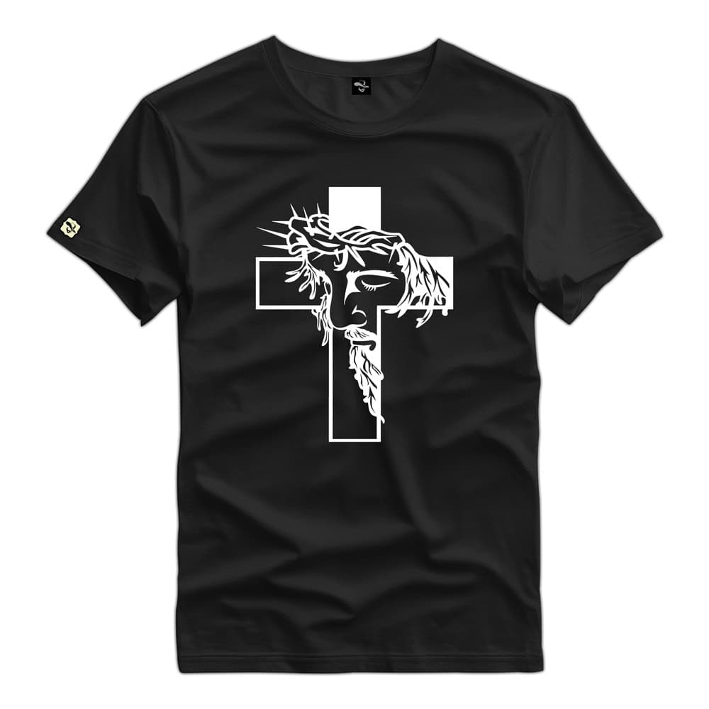 Camiseta Cristã Unissex Algodão Camisa Cruz Jesus - 172 Pascoa