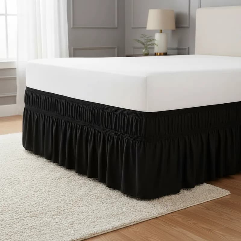 Saia Para Box Microfibra Cama Queen Size 2 elásticos - Jgm Confecções