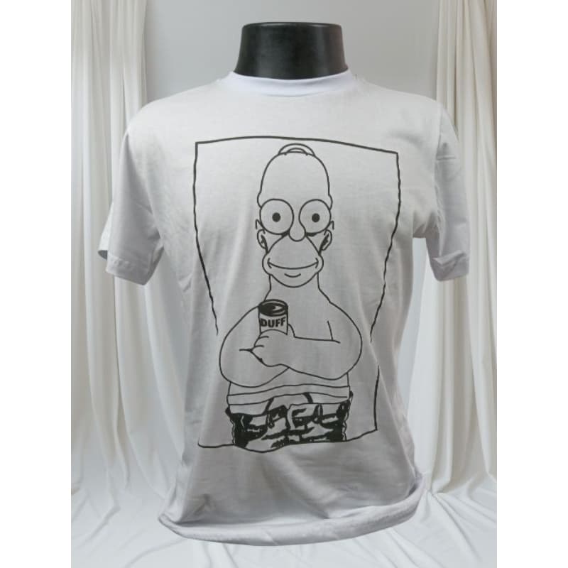 camiseta algodão Hommer Simpson Duff