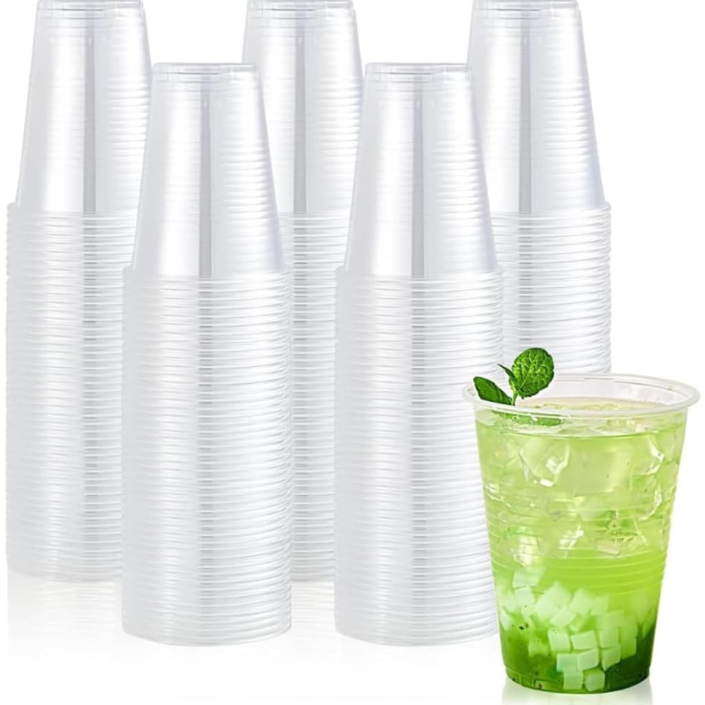 Copo Descartável Plástico 150ml 100 Unidades | Copo P/ Bebidas Festa Bar Restaurante