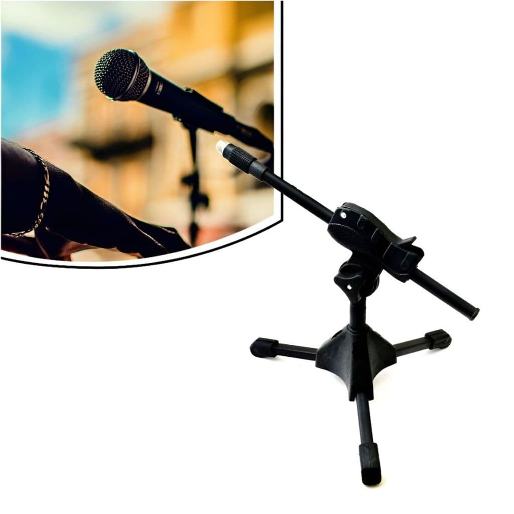 Pedestal de Microfone para Mesa ou Bumbo Ibox SMMSB