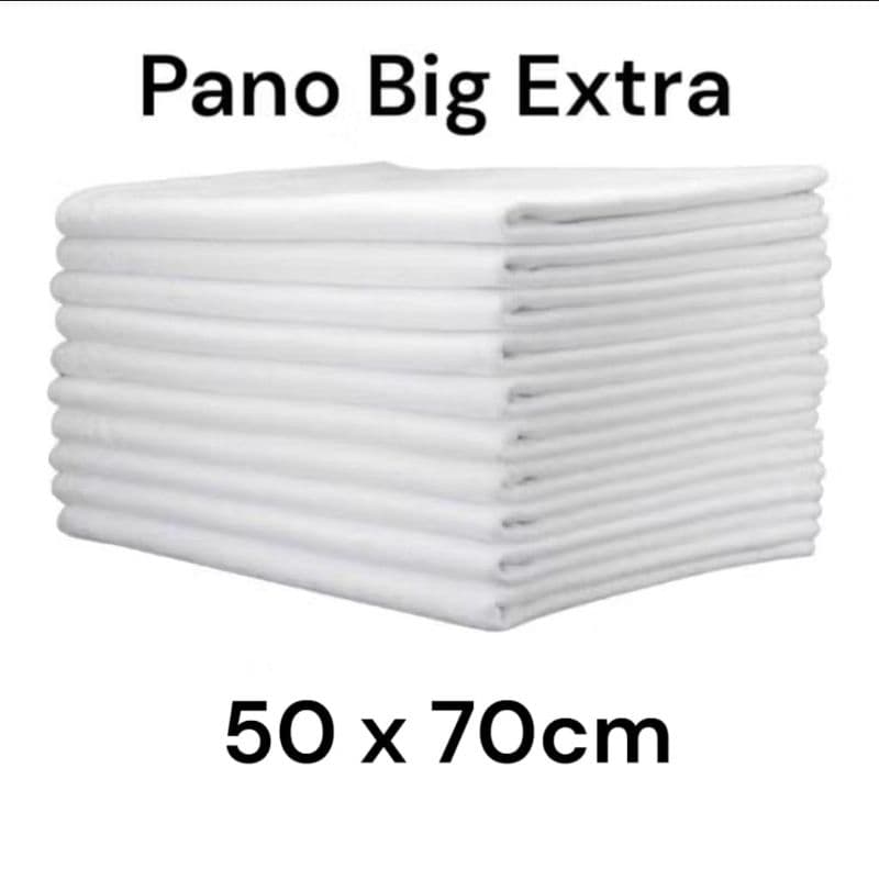 Kit Pano de Prato Big Extra Liso 50cm X 70cm Estilotex Pintura e Artesanato 100% algodão