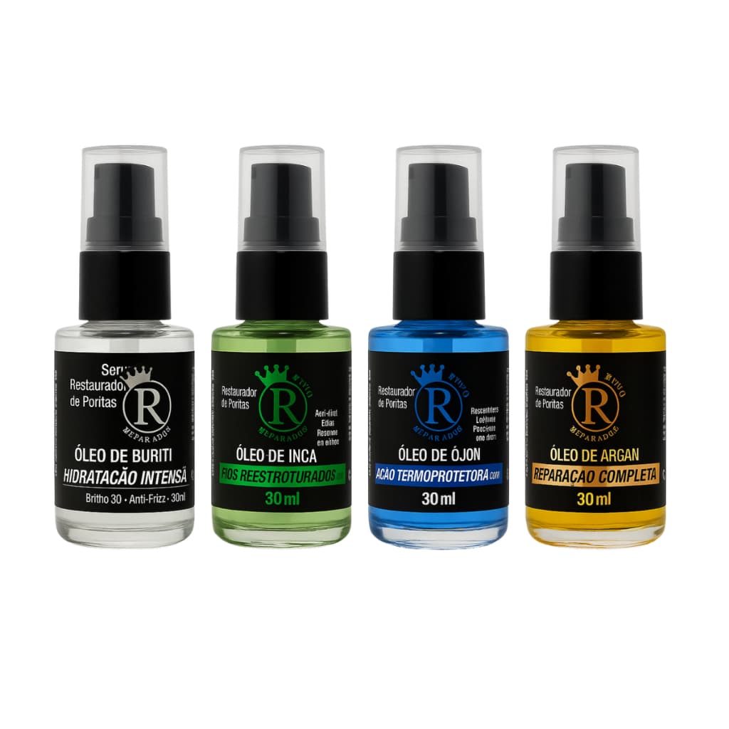 Kit 2un Óleo Reparador De Pontas Rei Do Reparador - 30ml