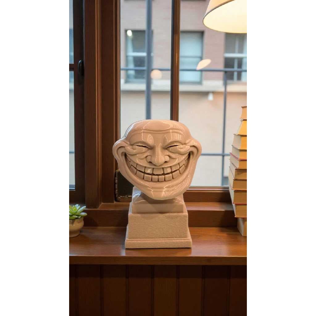 Escultura Trollface Quest Meme Rage Comic