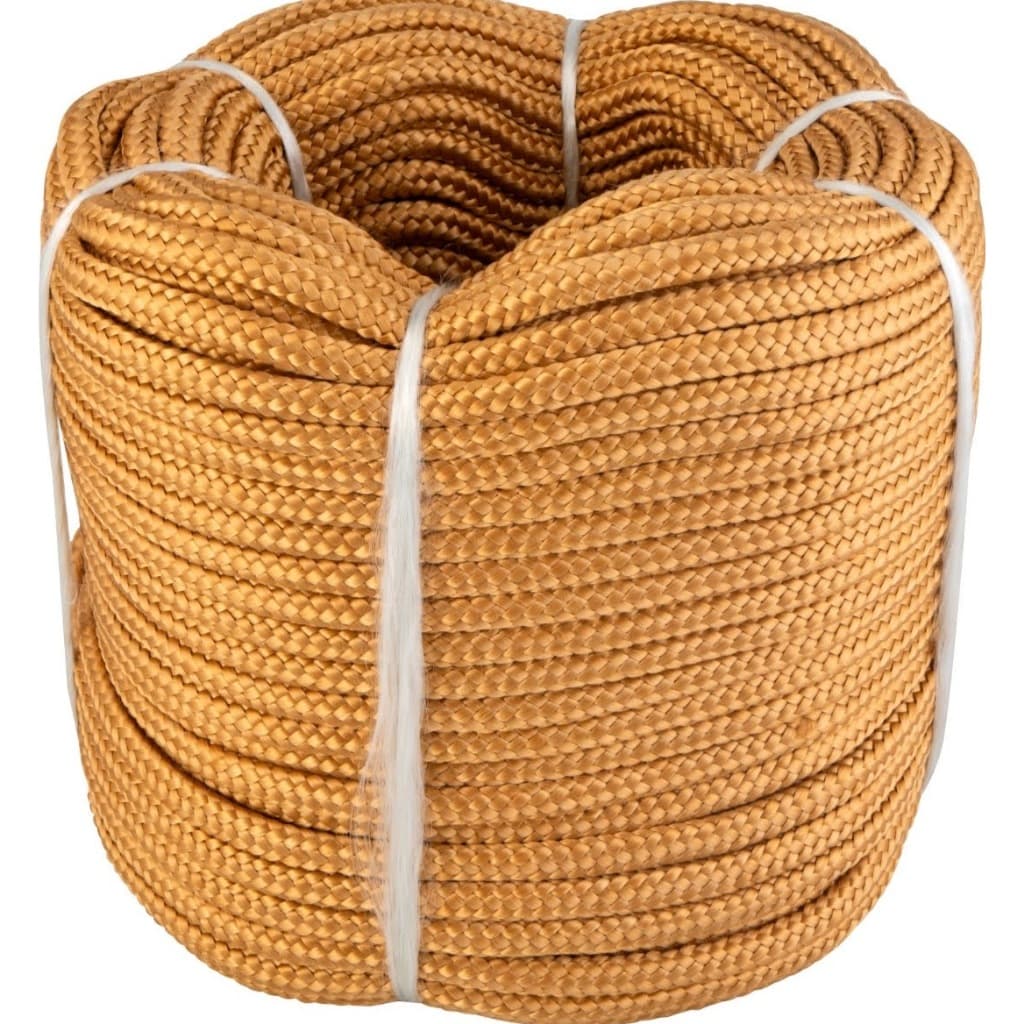 CORDA MULTIFILAMENTO 8 MM OURO - CARTELA COM 50 METROS VONDER