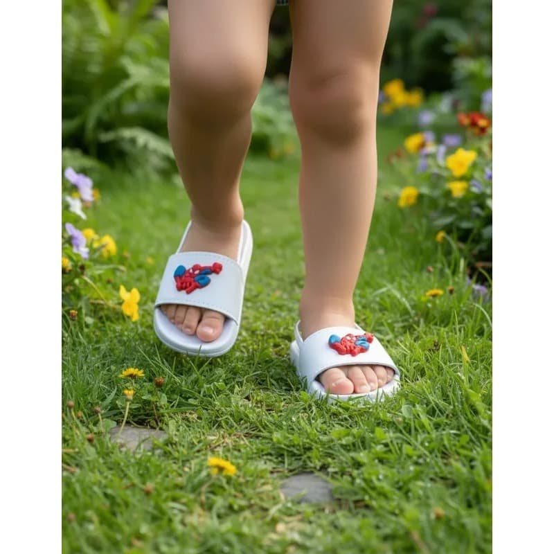 Chinelo bebe Infantil emborrschado com elastico super leve e confortavel 17 ao 25