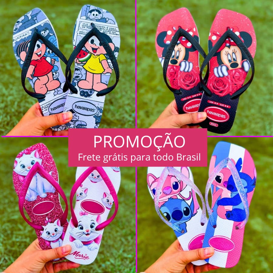 Chinelo Feminino Slim Estampado Leve Confortável e Macio – Moda Verão 2025