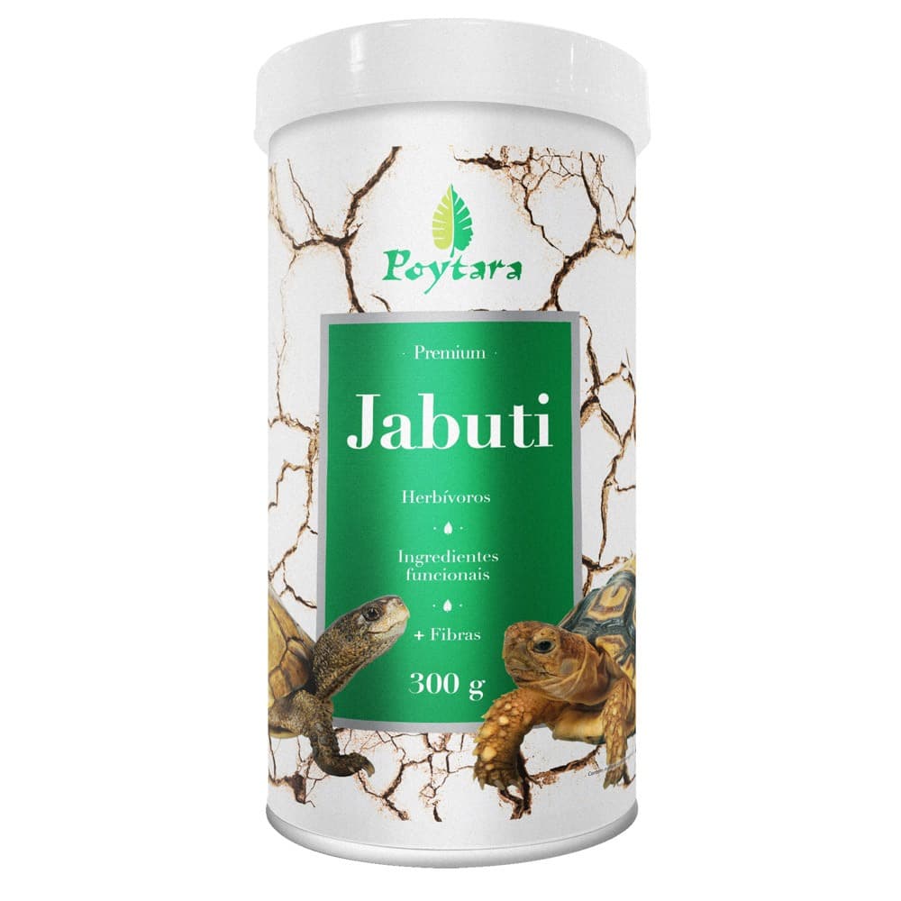 Ração para Tartarugas Poytara Jabuti 300g
