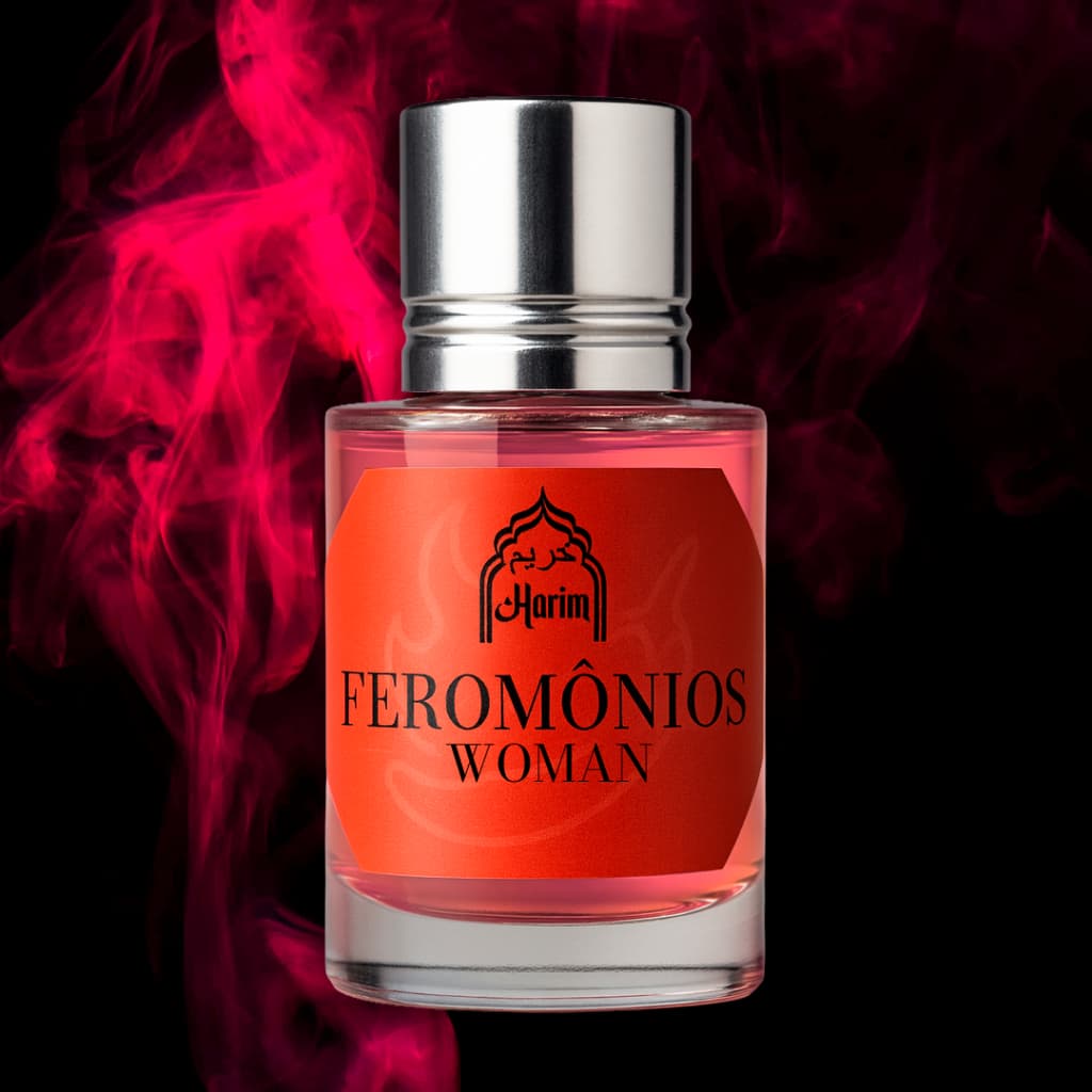 Perfume Feromônios Harim Feminino 60ml Alta Fixação Fragrância Magnética Eau de Parfum