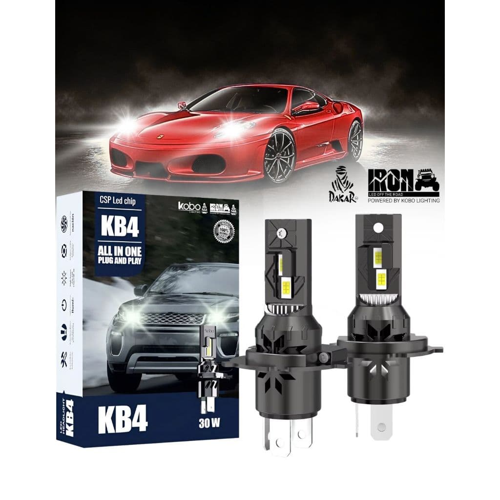 Lâmpada Ultra led Mini Original 30000 lm Fácil Instalação Plug Play H1 H3 H4 H7 H11 HB3 HB4 H27