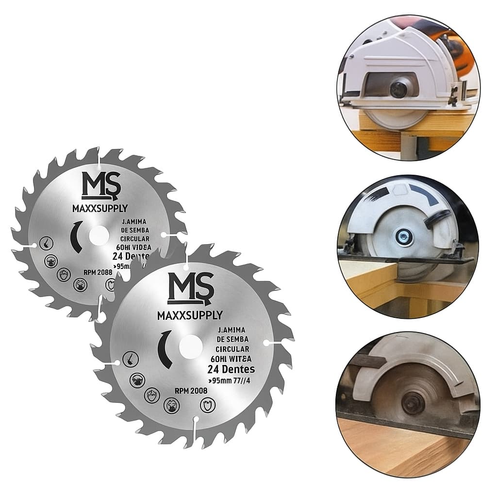 Discos Wídea 110mm 24 Dentes para Corte de Madeira – Uso Profissional em Obras e Carpintaria