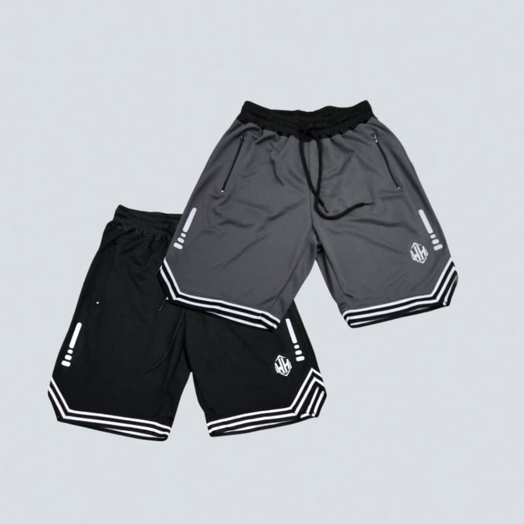 Kit 2 Bermudas Dry Fit Masculino BASQUETE WOLVES HILL Esportiva Casual E Lazer