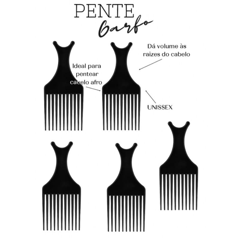 pente garfo afropente garfo unissexpente afro black powerpente garfo para cabelo crespo
pente garfo para cabelo cacheado