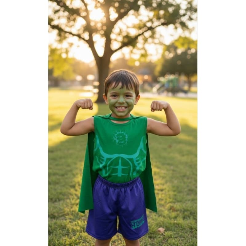 FANTASIAS INFANTIL TEMATICAS HULK MENINO 2026