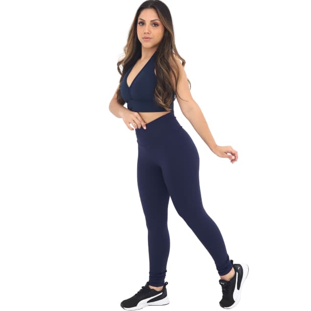 Calça Legging fitness Lisa Feminino Casual  Academia Tamanhos P ao G3 PLUS SIZE