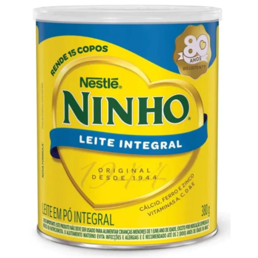 Leite em Pó Integral Ninho Nestlé 380g – Validade 01/10/2026