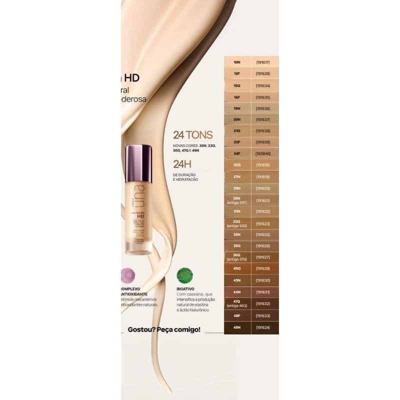 Base Líquida HD 30 ml Natura Original