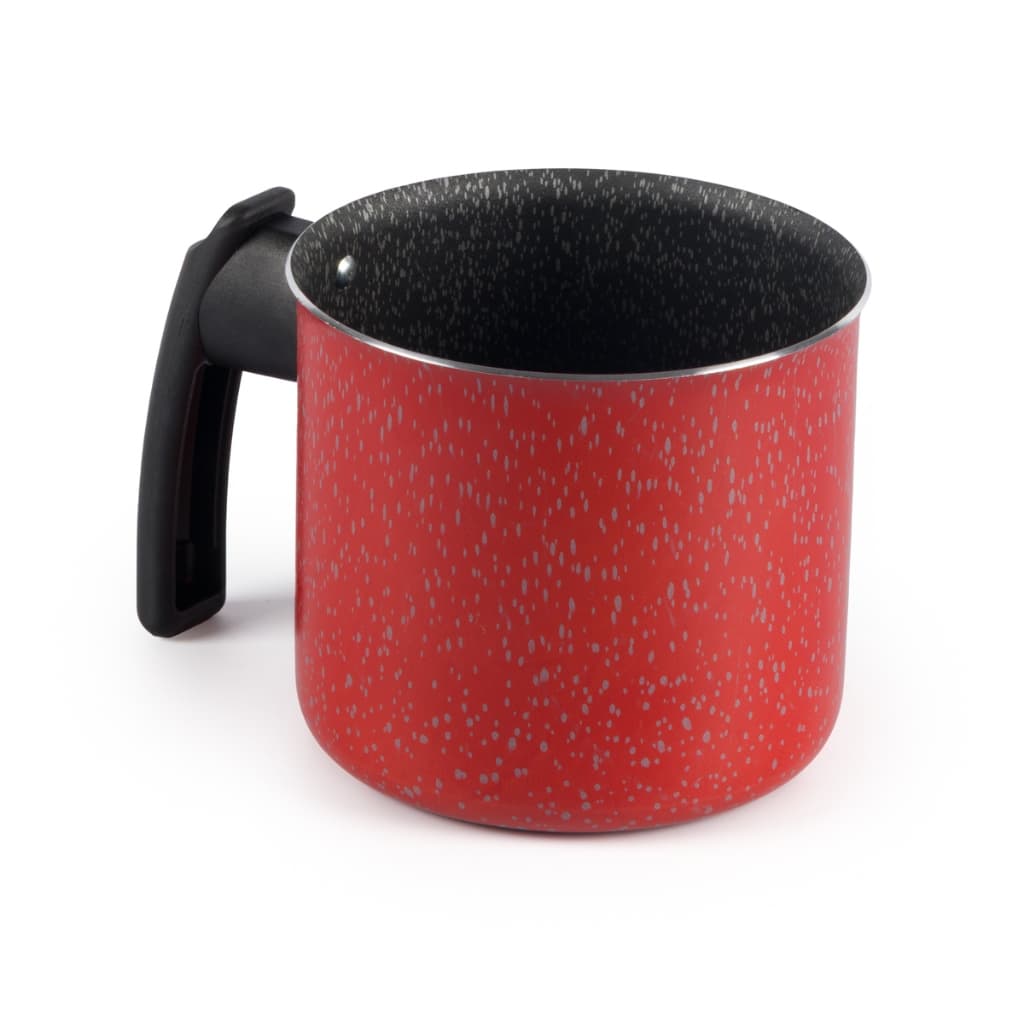 Fervedor Antiaderente 12Cm 1200Ml Vermelho Nacional