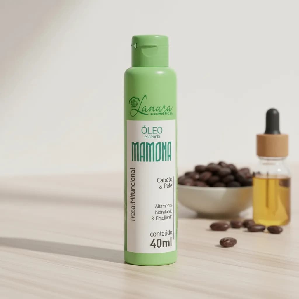 Óleo Multifuncional Cabelo e Corpo Pele Altamente Hidratante e Emoliente Lanura Cosméticos  40ml