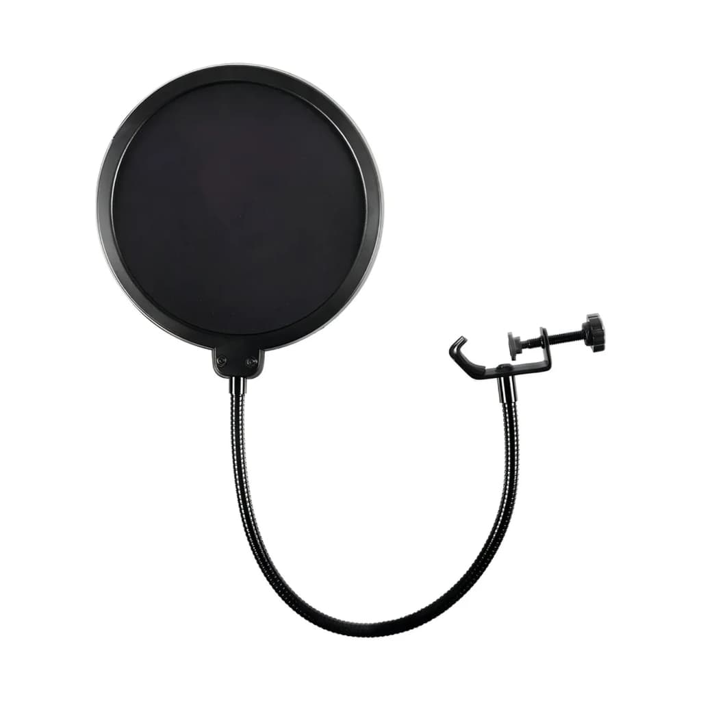 Filtro Pop Filter Anti Puff para Microfone P/Condensador Camada Dupla Universal