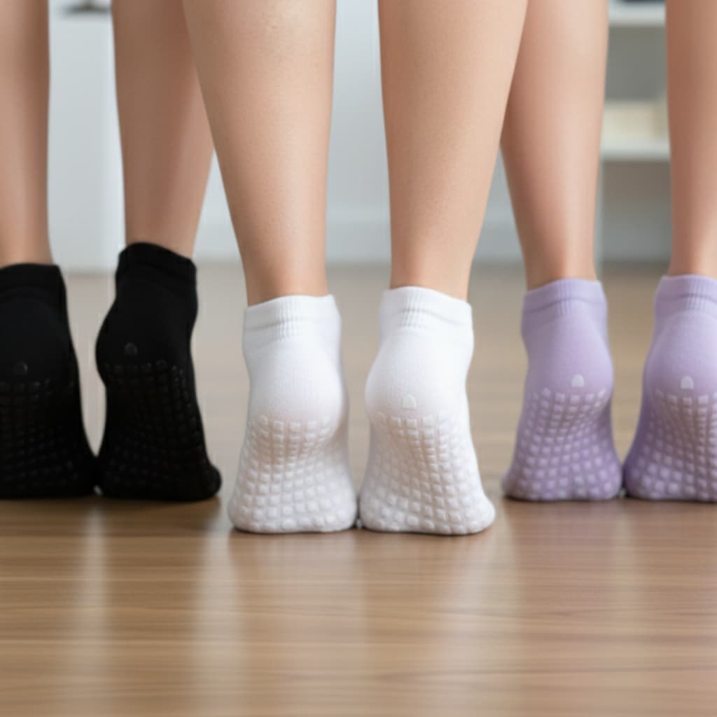 Kit 1, 2, 3 ou 4 Pares Meia Antiderrapante Pilates Adulto Alongamento Soquete Premium Feminina Yoga Ginastica Esportiva