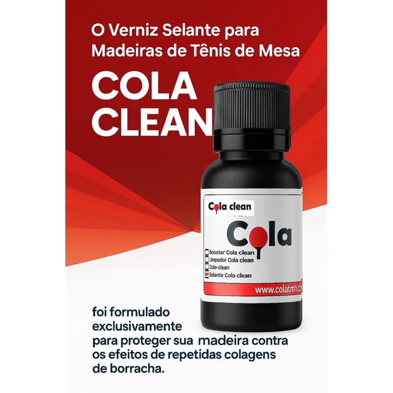 Verniz Selante Para Madeira De Tênis De Mesa 50ml Cola Clean