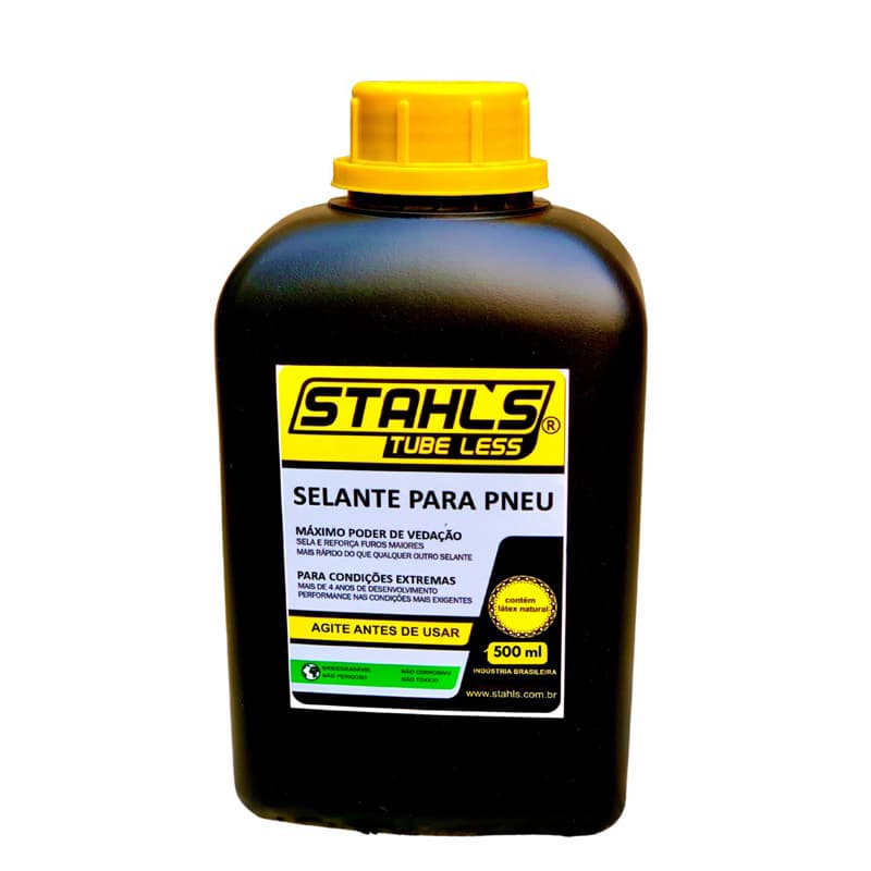 Selante Stahls Tubeless com Amônia 500ml – Alta Vedação e Proteção para Pneus de Bike