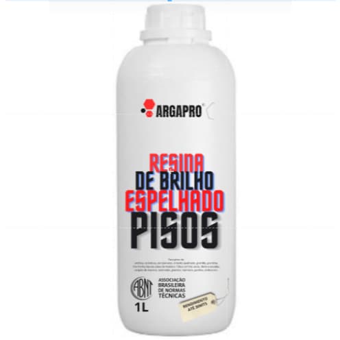 resina de brilho acetinado  1l