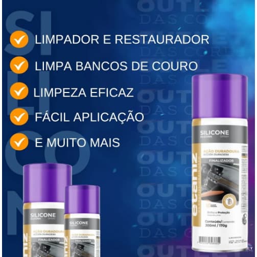 Silicone Spray Lavanda Etaniz Perfumado 300ml