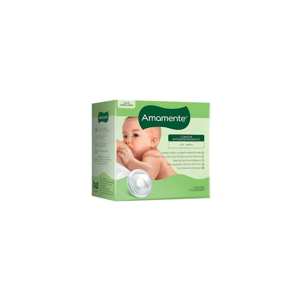 Concha Antiempedramento Pós-parto C/2 Unidades - Amamente