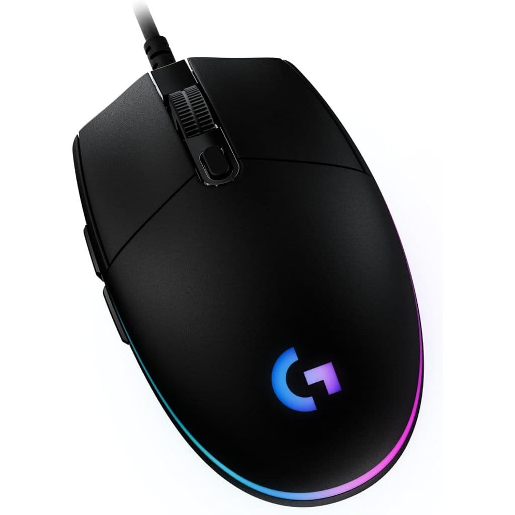 Mouse Gamer Logitech G203 LIGHTSYNC RGB Até 8.000 DPI - Preto