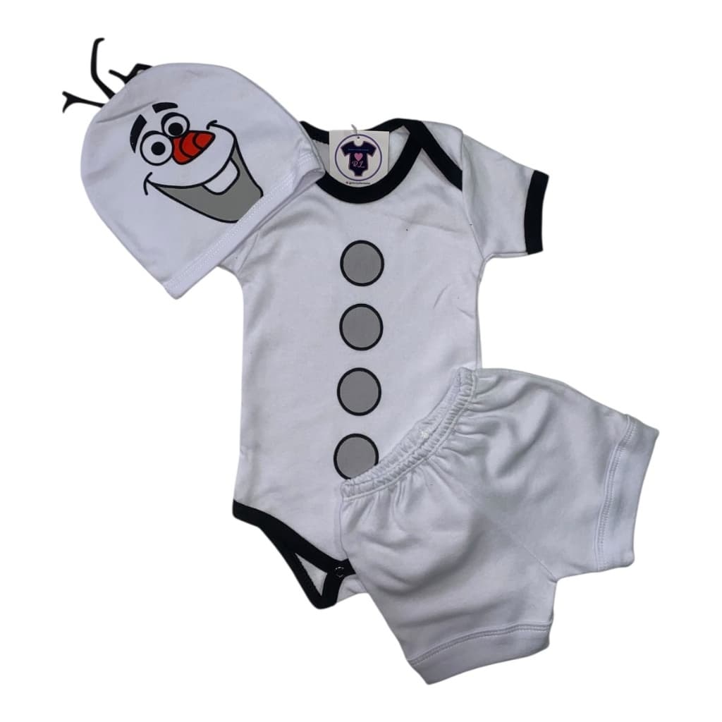 Body Bebe Olaf + Touca - Mesversário