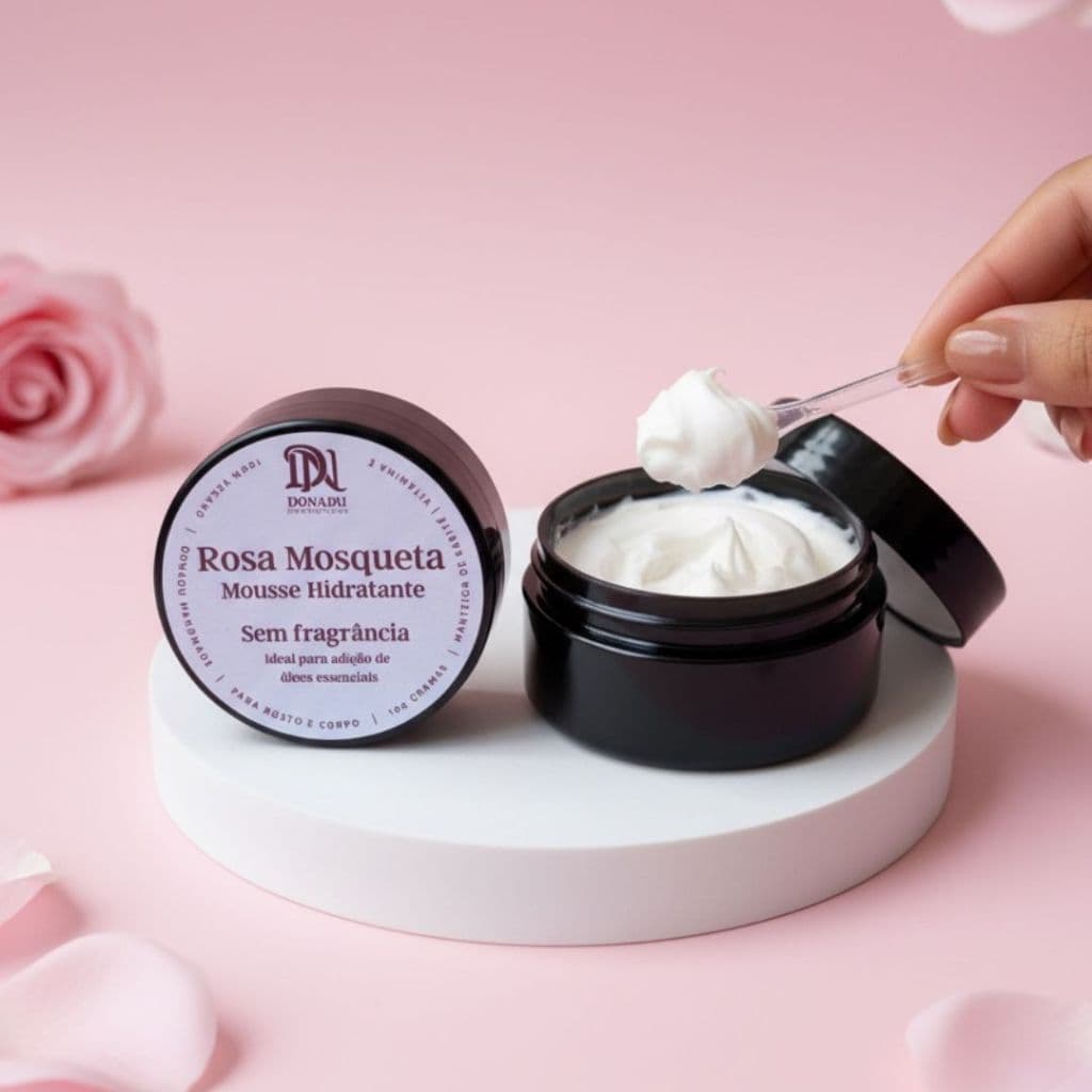 Hidratante Natural de Rosa Mosqueta – Hidratação Profunda e Clareamento de Manchas
