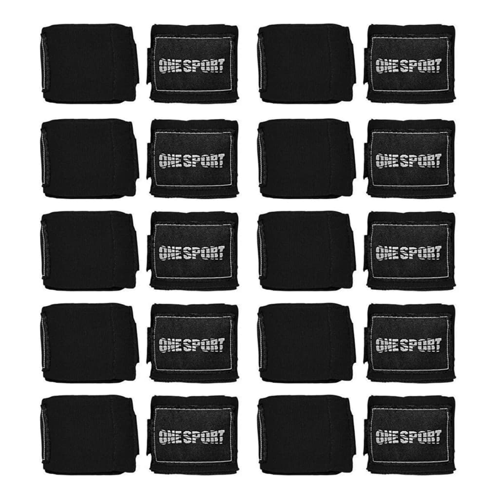 Kit 10 Pares Bandagem Elastica Boxe Muay Thai 2,5mts/3mts/5mts