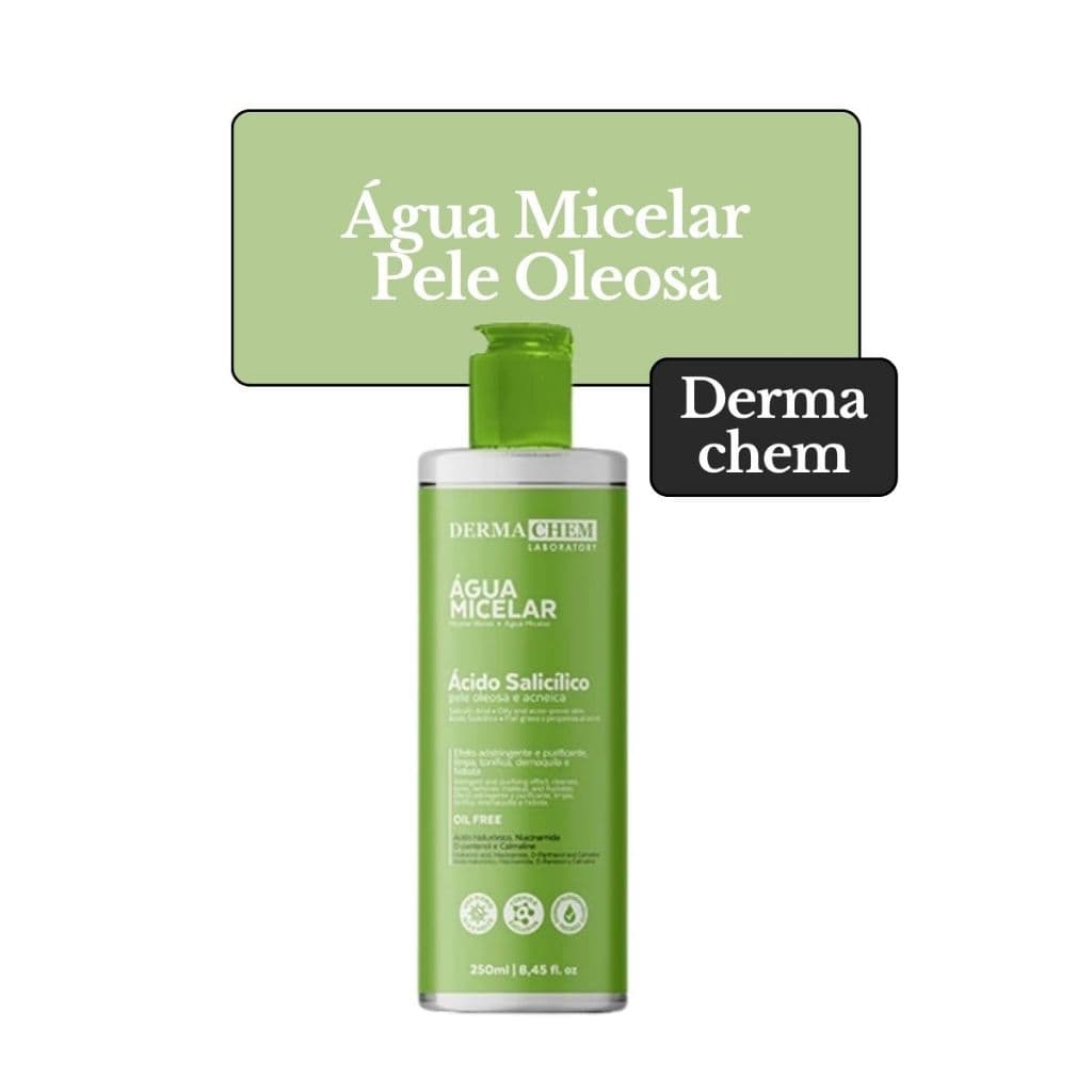 Água Micelar Ácido Salicílico Pele Oleosa 250ml Dermachem