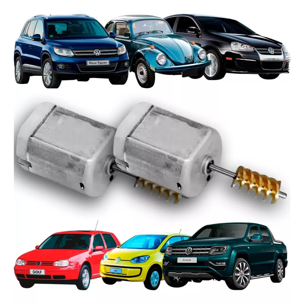 Par de Motor de Trava Elétrica Amarok em Ferro – Alta Resistência 12V