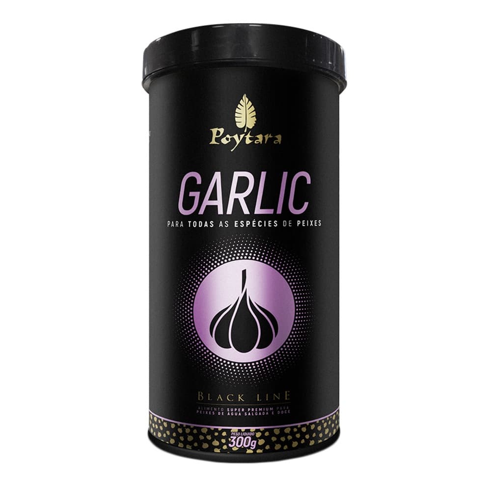 Ração para Peixes Água Doce e Salgada Poytara Garlic 300g
