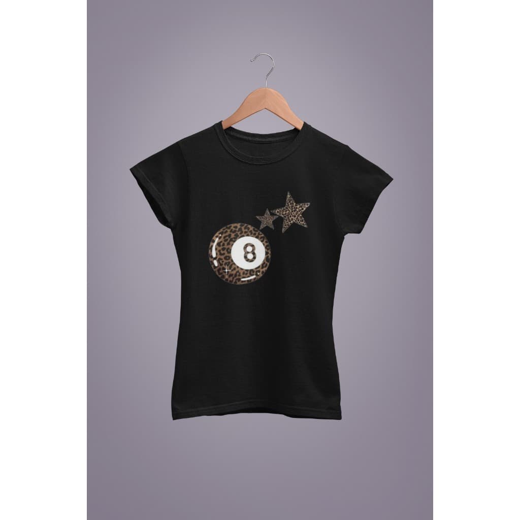 Baby Tee Feminina Bola 8 Onça 🎱 Estilo Streetwear Y2K Gringa
