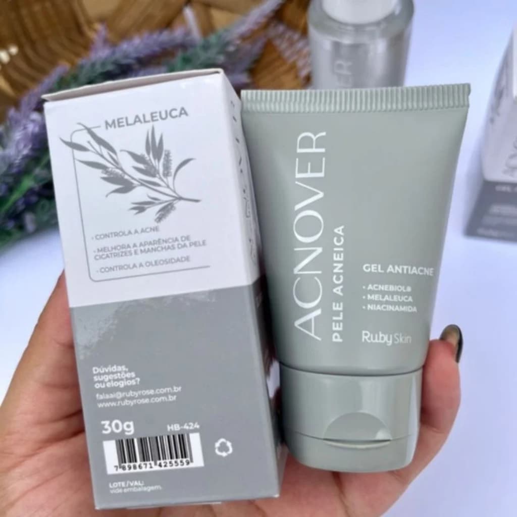 Ruby Rose Esfoliante Facial Acnover Oleosa Antioleosidade