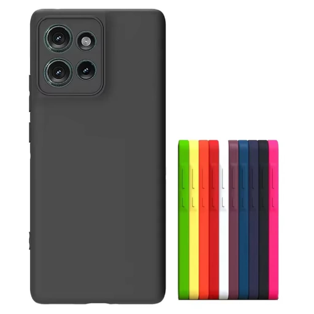 Capa Compatível Motorola Edge 60 Neo Silicone Aveludada