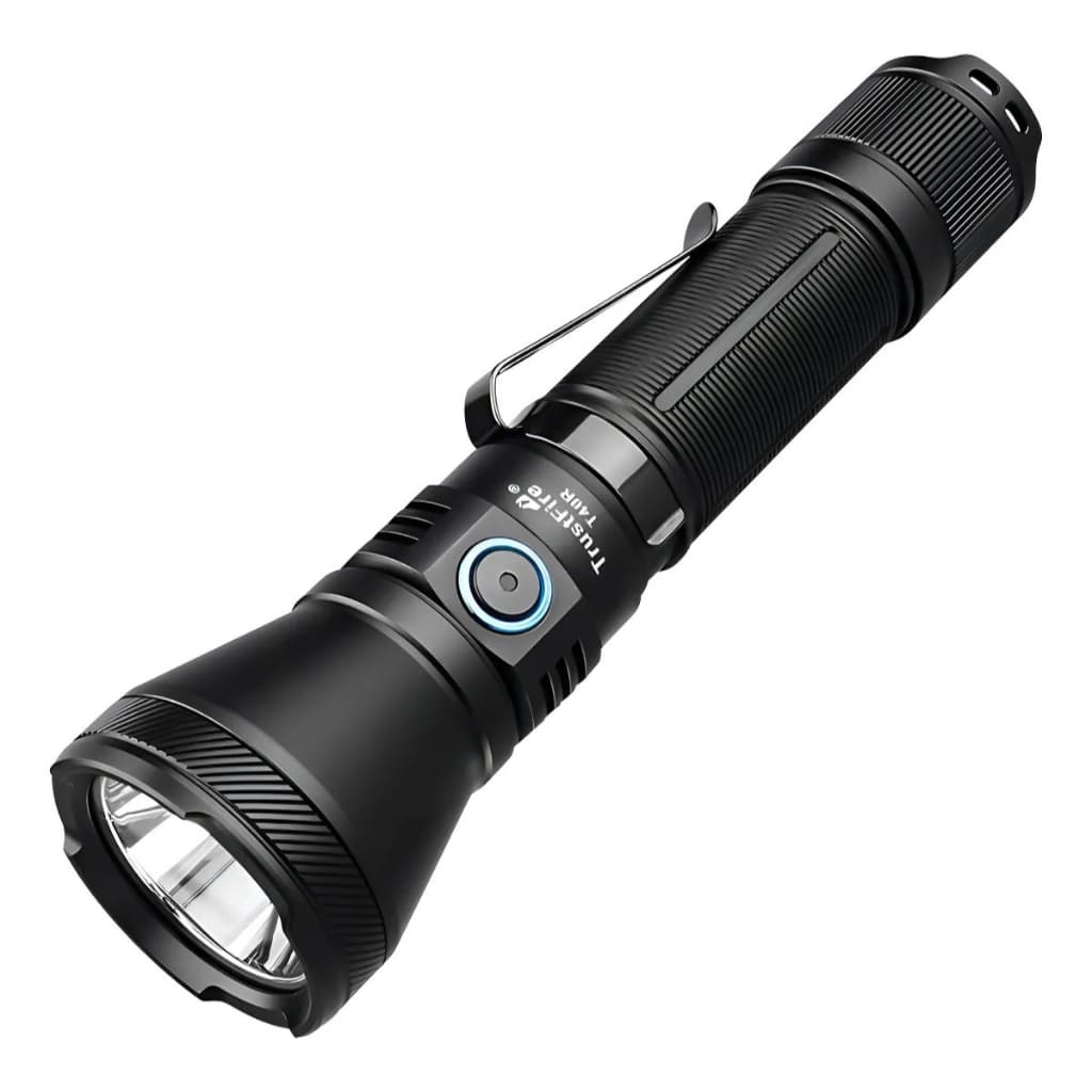 Lanterna Tática Trustfire T40r 1800 Lumens S/ Mount Longo Alcance