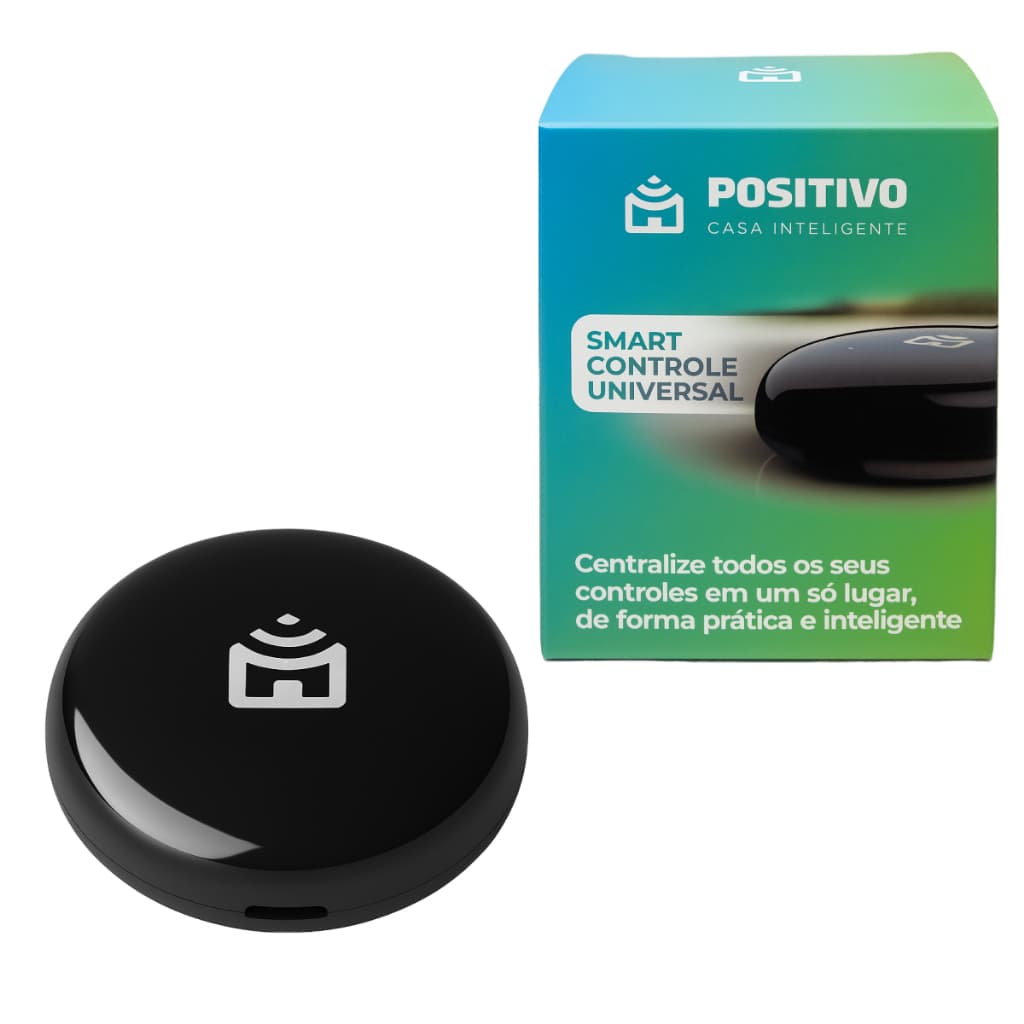 Kit 10x Smart Controle Universal Positivo WI-FI Compatível Com Alexa Google Assistente Multifunção