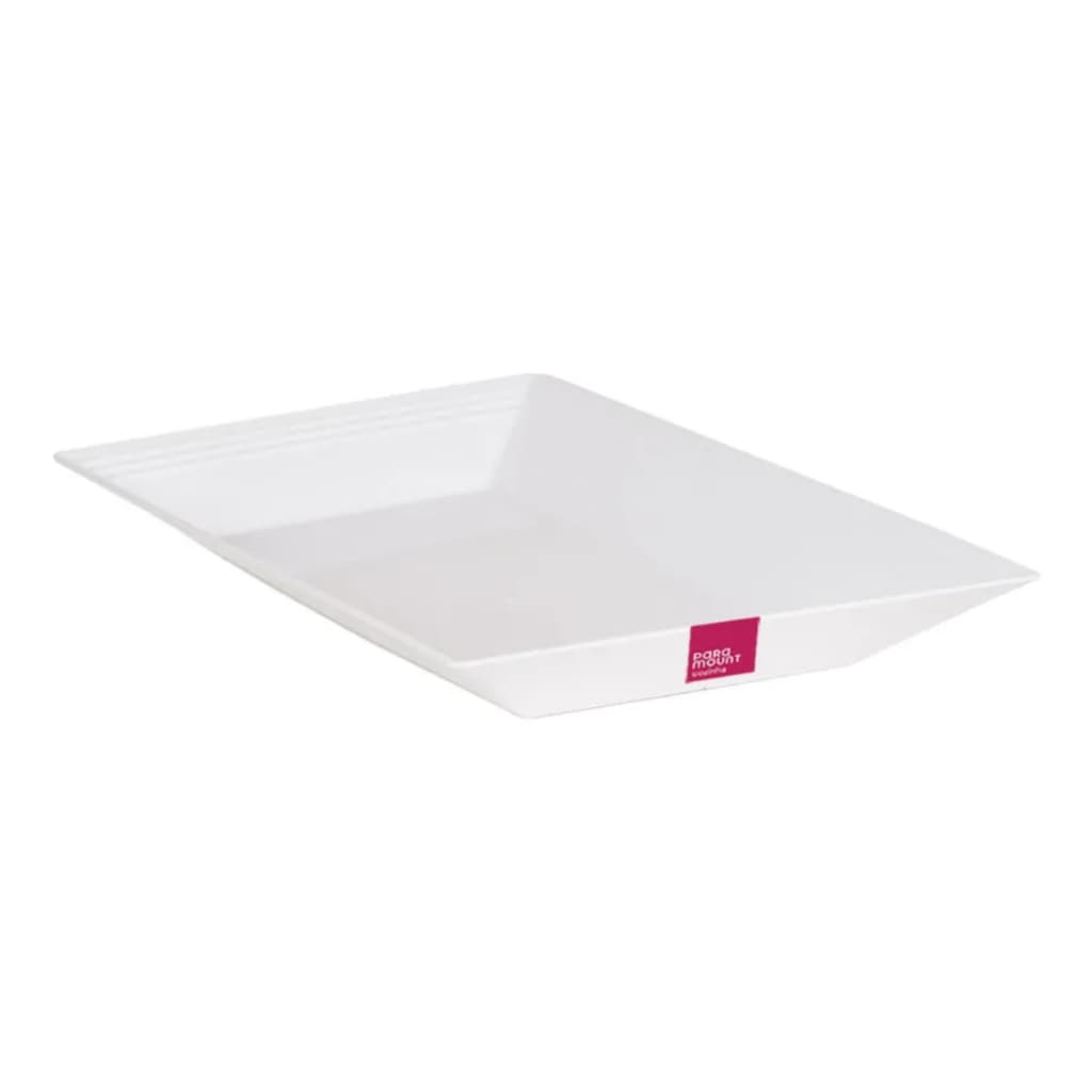 Kit Travessas Brancas LE CHEF Com Friso e Retangular
