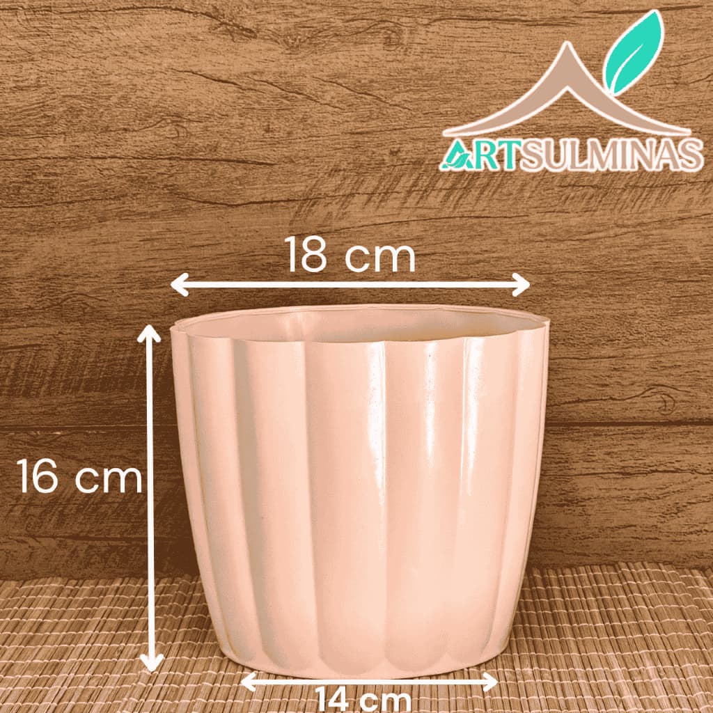 Vaso Cachepô Pequeno N4 Moderno Decorativo para Flores e Plantas Casa Sala Escritório Estilo Grego