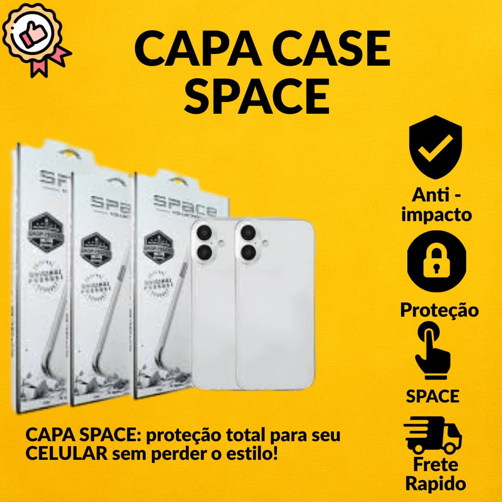 Capa Space para Samsung A0,A02,A03/Core, A04 /E/S, A10/s, A12, A13 4G, A20, A21s, A22 4G/5G,A23,A24,A34,A51,A54,A72,A16