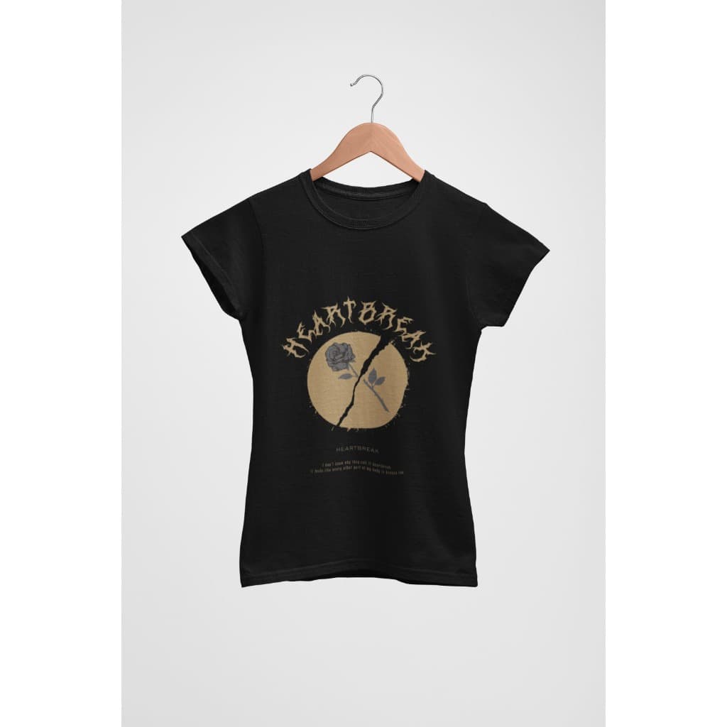 Baby Tee Heartbreak 💔 Estilo Gringo Tumblr Streetwear